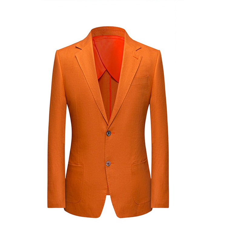 【定制】落日橙男士西服套装