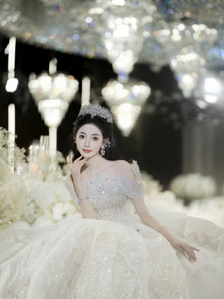 新娘白纱妆面造型
