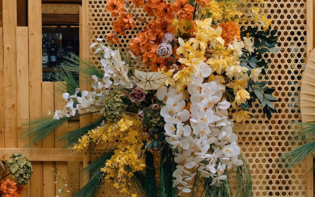 （緣夢(mèng)閣）撞色系草編婚禮
