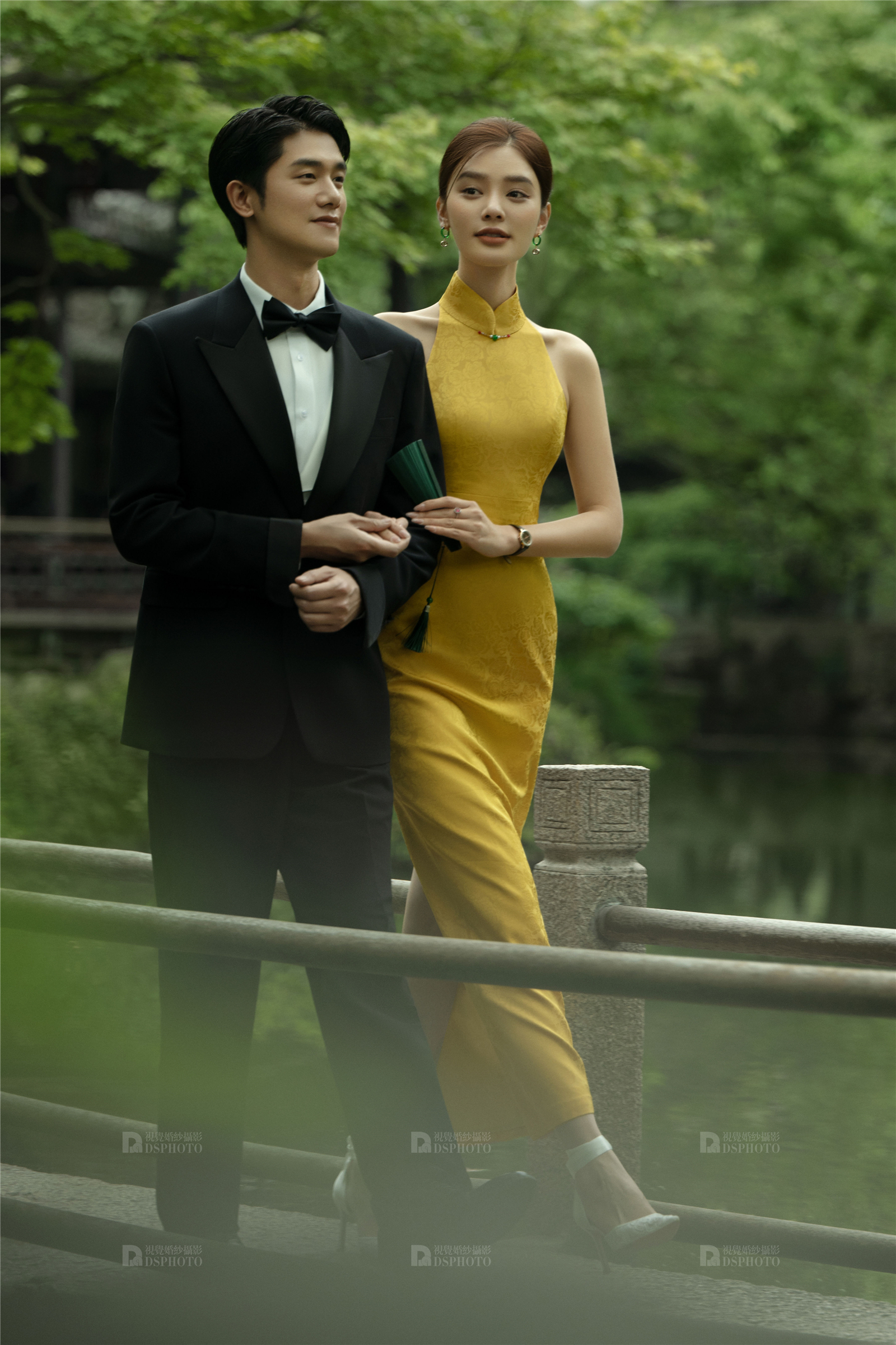 旗袍婚纱照尽显温婉含蓄的美，太好看了！