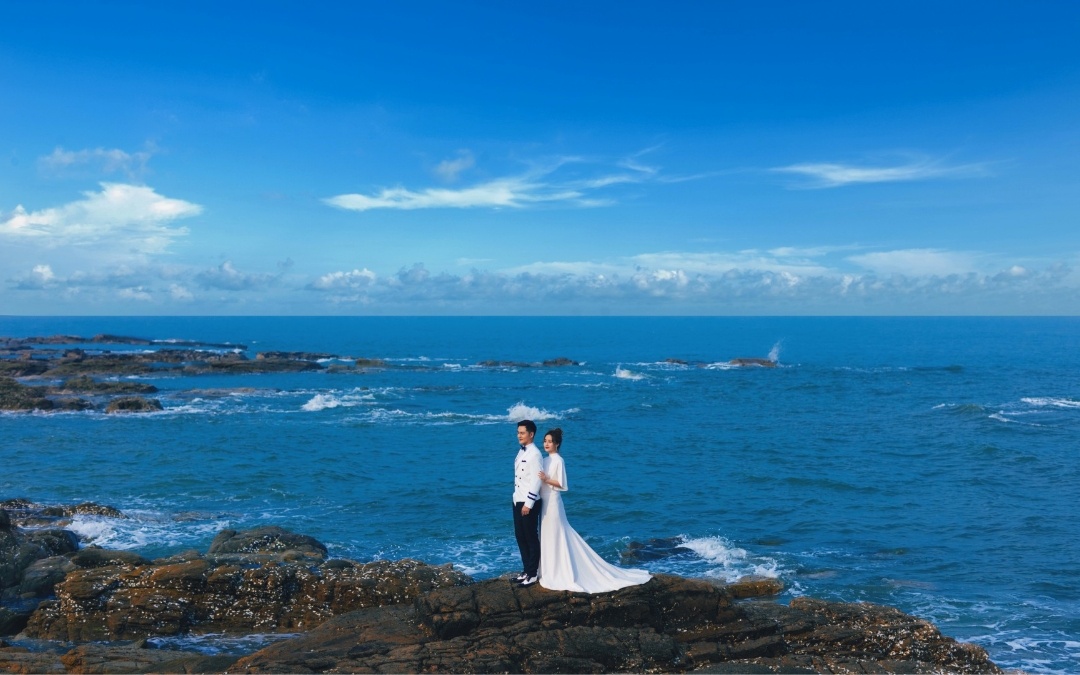 日照青岛碧海蓝天蜜月旅拍蜜月套房