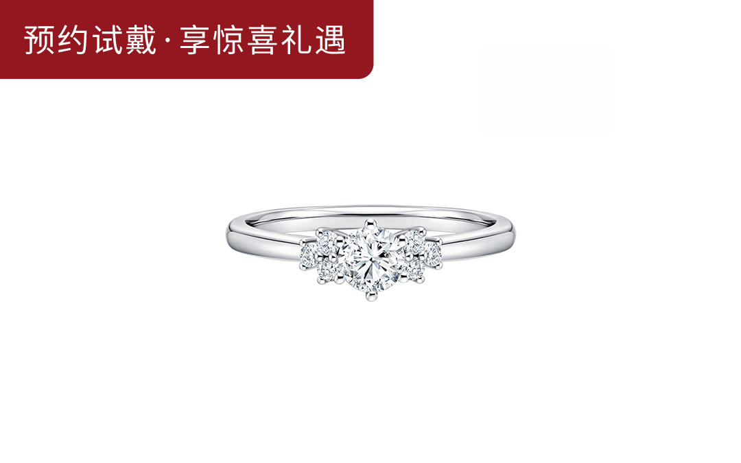 JUST YOU系列简奢款求婚钻戒WJ0037