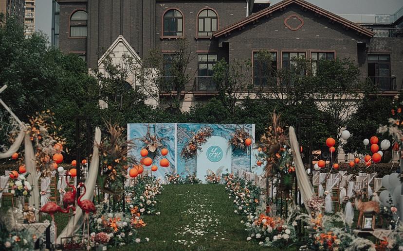 铜陵薇莳婚礼|户外草坪婚礼