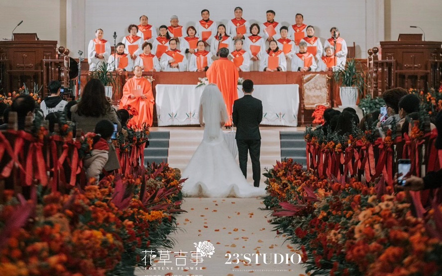 花草吉事｜教堂婚礼，神的祝福