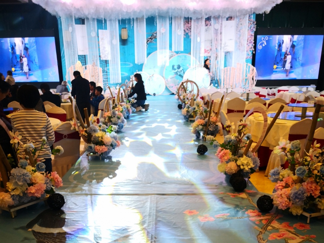 超值新中式风格韩城宾馆宴会厅