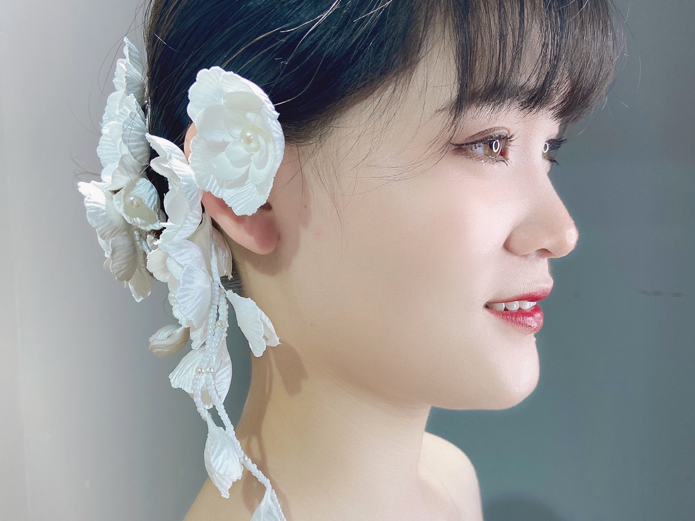 三套婚纱礼服➕跟妆