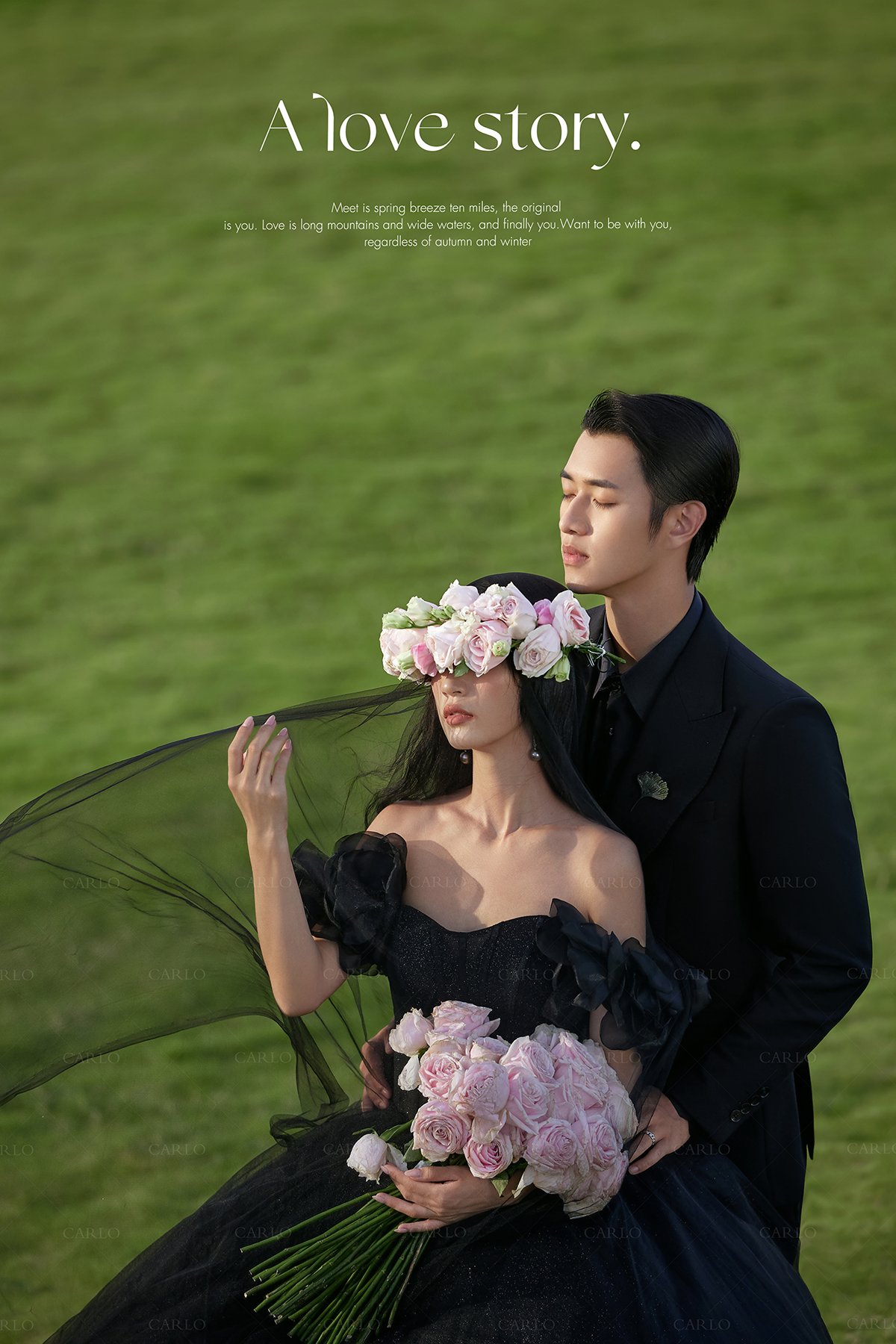 卡洛婚纱摄影【黑纱森系】