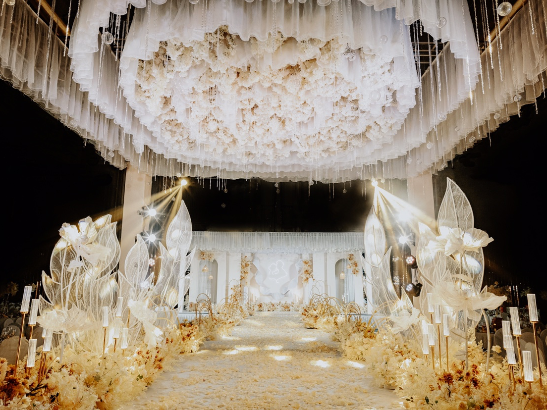 【策划共禾】大热香槟金色奢华婚礼|送婚礼管家