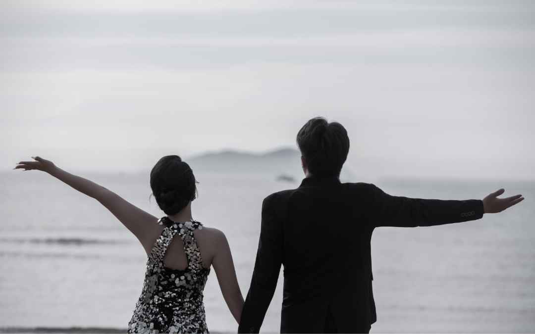 海景主題風(fēng)格婚紗照