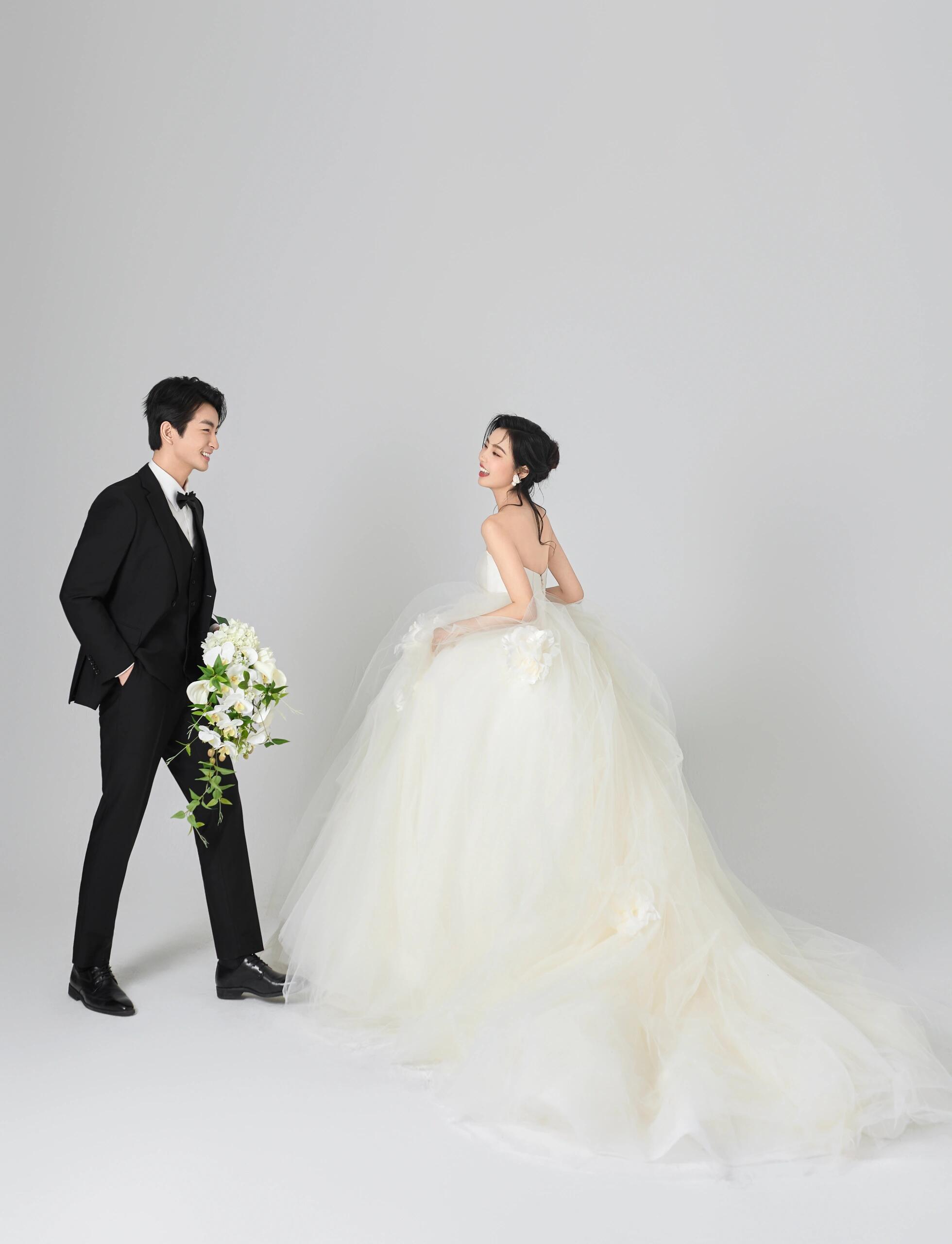 韩系婚纱照每一帧都是一个温暖浪漫的故事