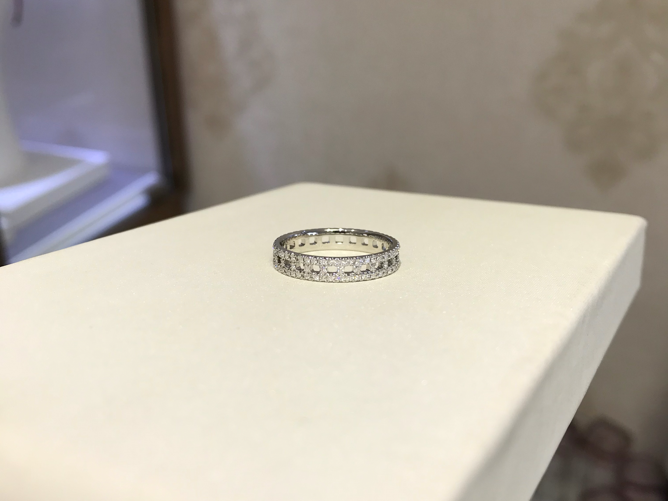 豪华满钻款对戒 女戒 情侣戒 排戒 叠带款