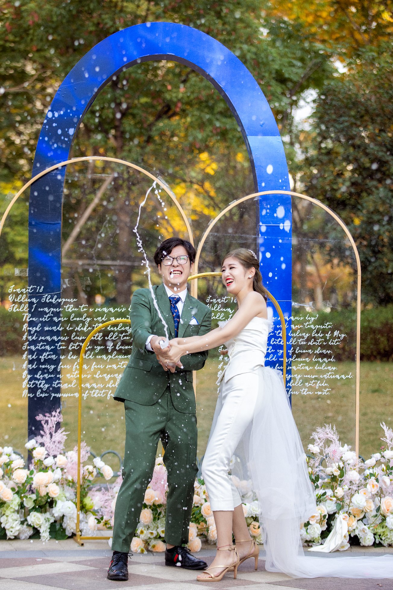 杭州农村的礼堂办婚礼也能如此高大上，感觉省了一百万！