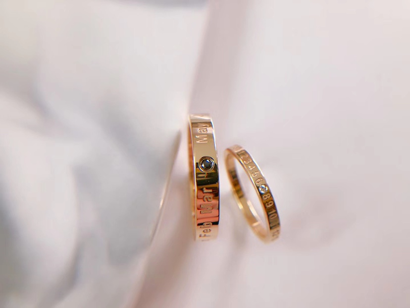 你的姓氏我的名字 非常有意义的对戒 昆明定制 