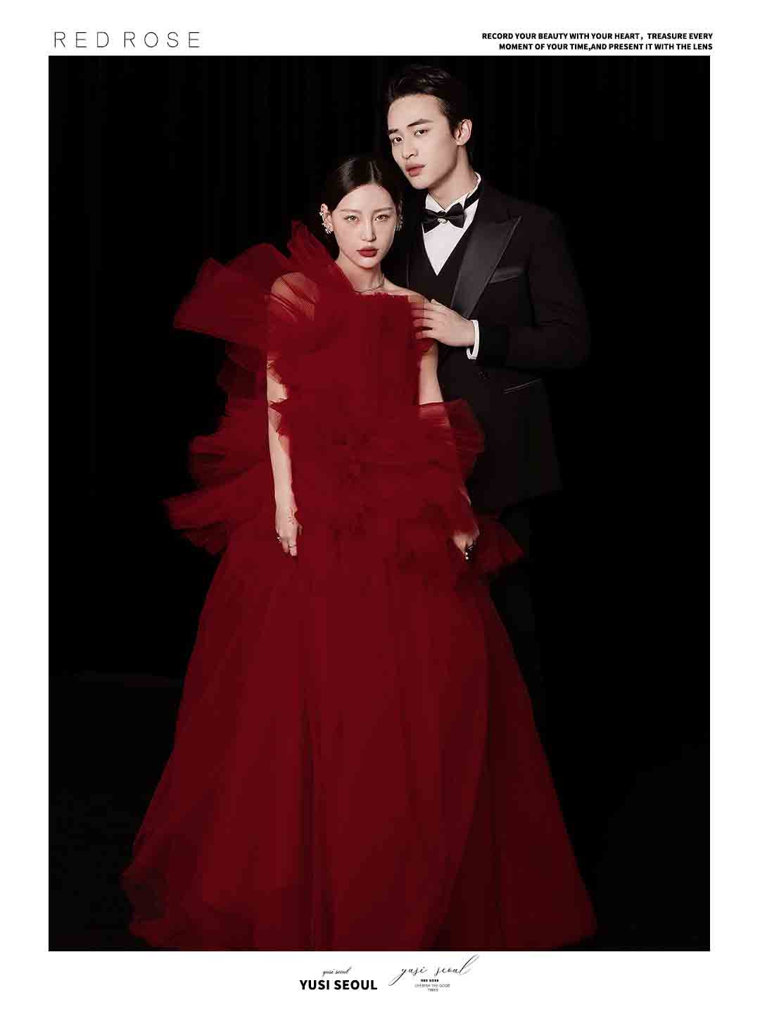 客片欣赏~超吸睛的红纱内景~每一张都是杂志大片