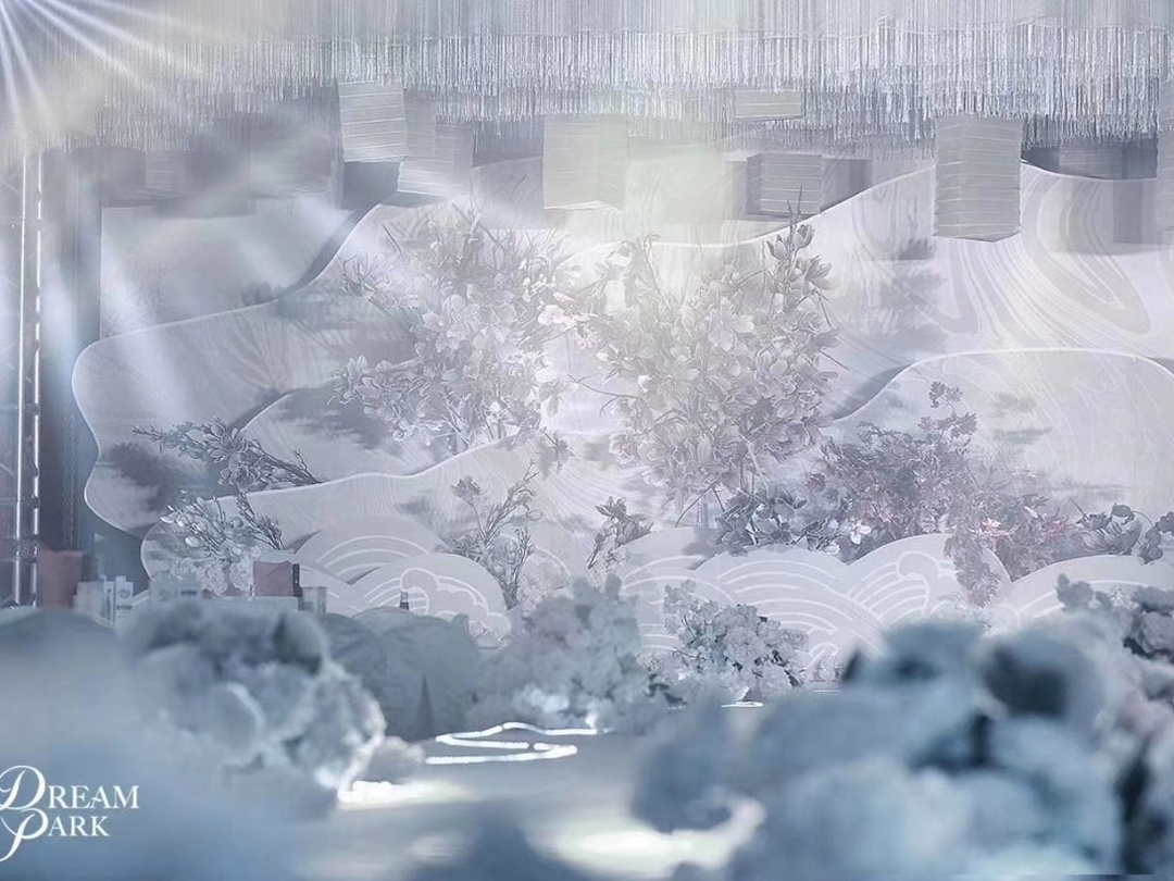 雾霾蓝|超浪漫创意|新中式风格婚礼