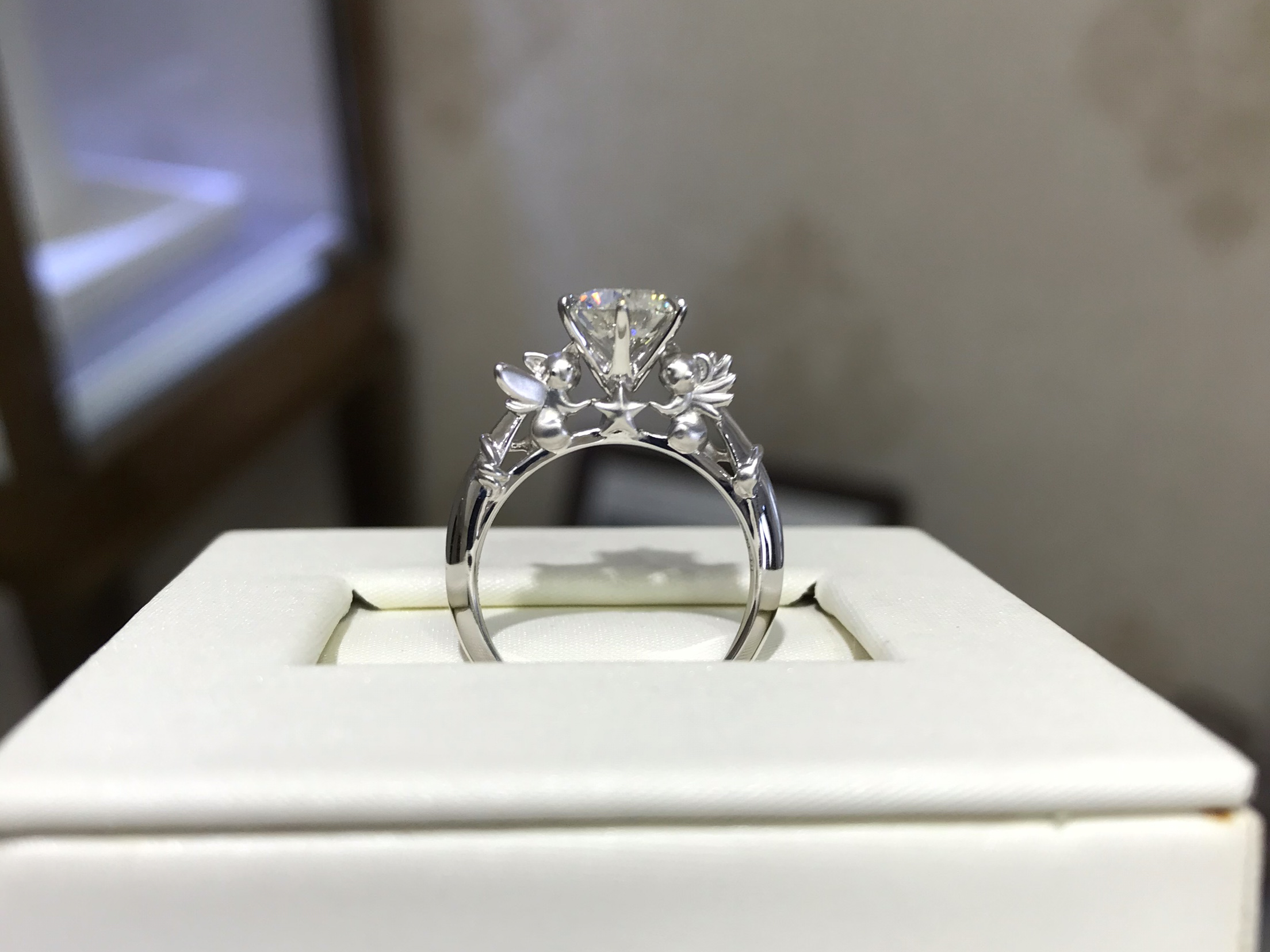 【精灵】GIA1.0ct钻戒 设计定制款 订婚戒