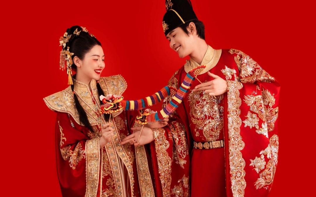中式漢服婚紗照