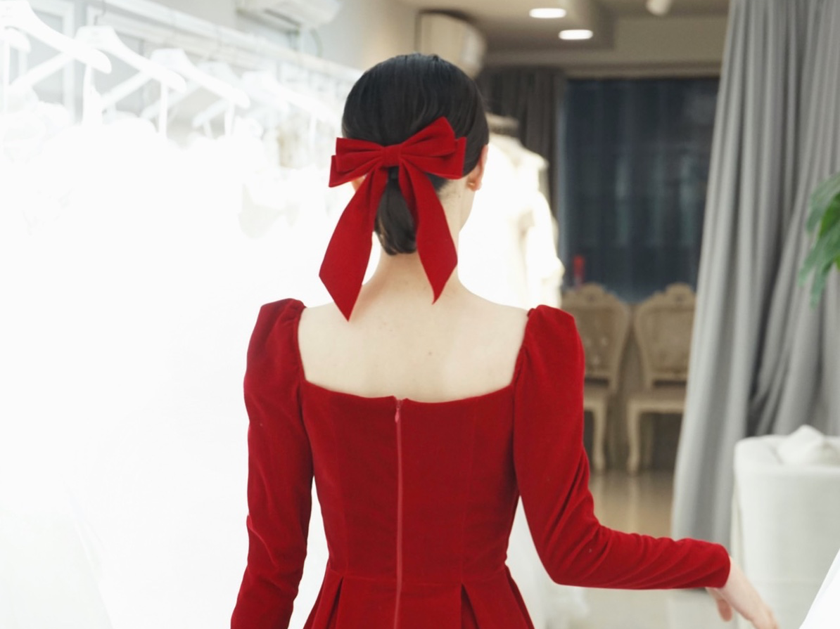 【百万人气】复古新娘妆敬酒服造型网红新娘造型私人