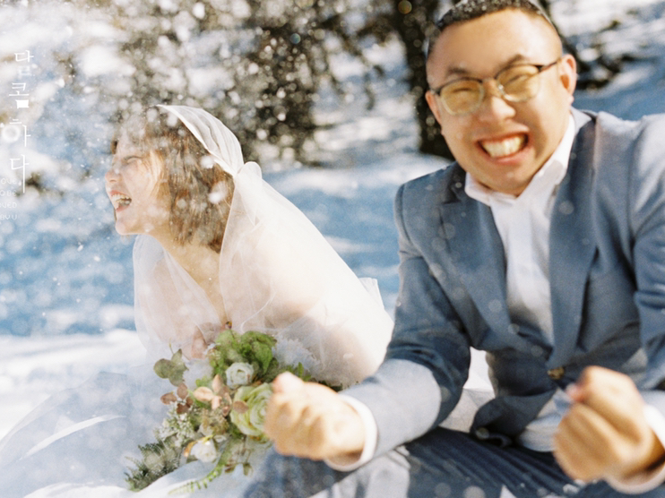 南方人的追梦雪景婚纱照奔赴浪漫的冬日恋歌