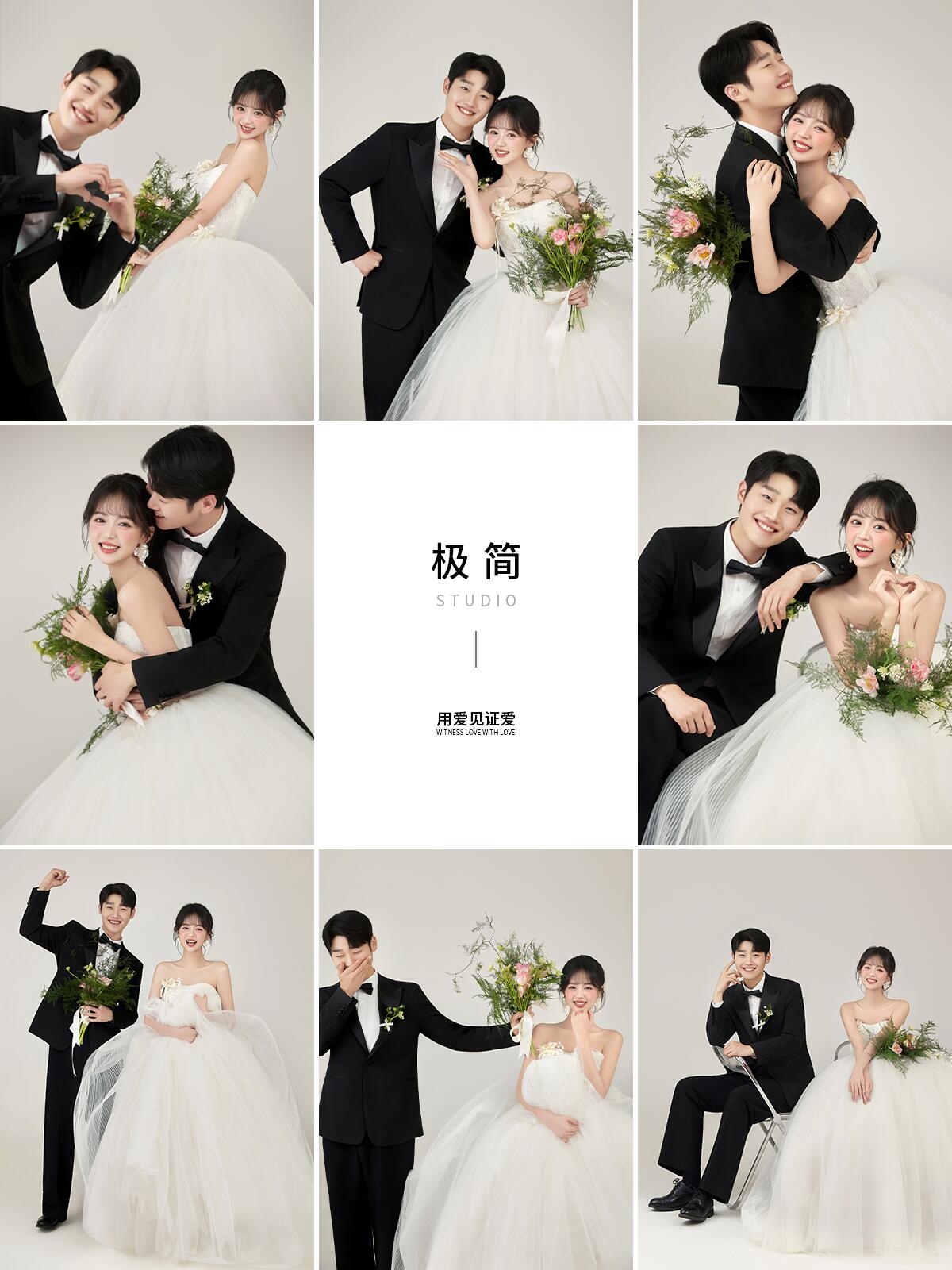 🔥00后抢定‘’轻婚纱➕纪实跟拍‘双影像套餐