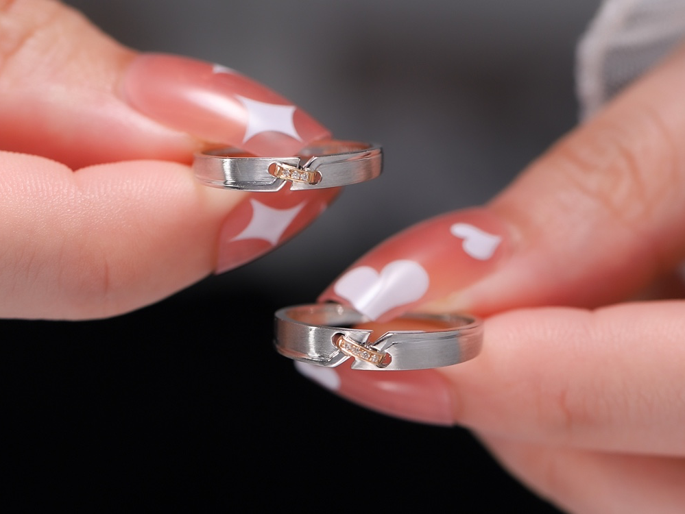 定制情侣对戒—YOU&ME