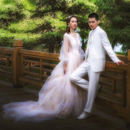 幸福唯美婚纱照 吉林市市区拍摄
