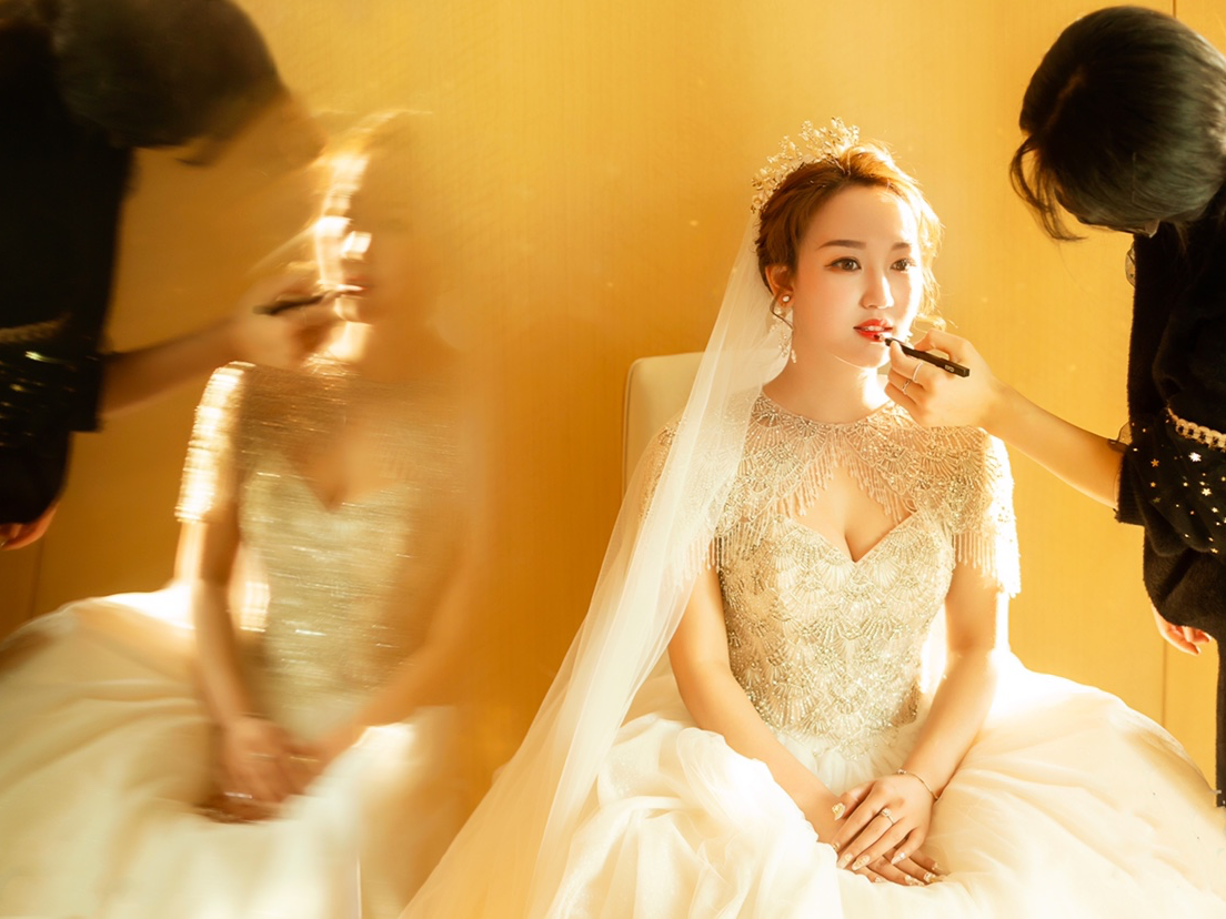 资深档化妆老师全程婚礼跟妆
