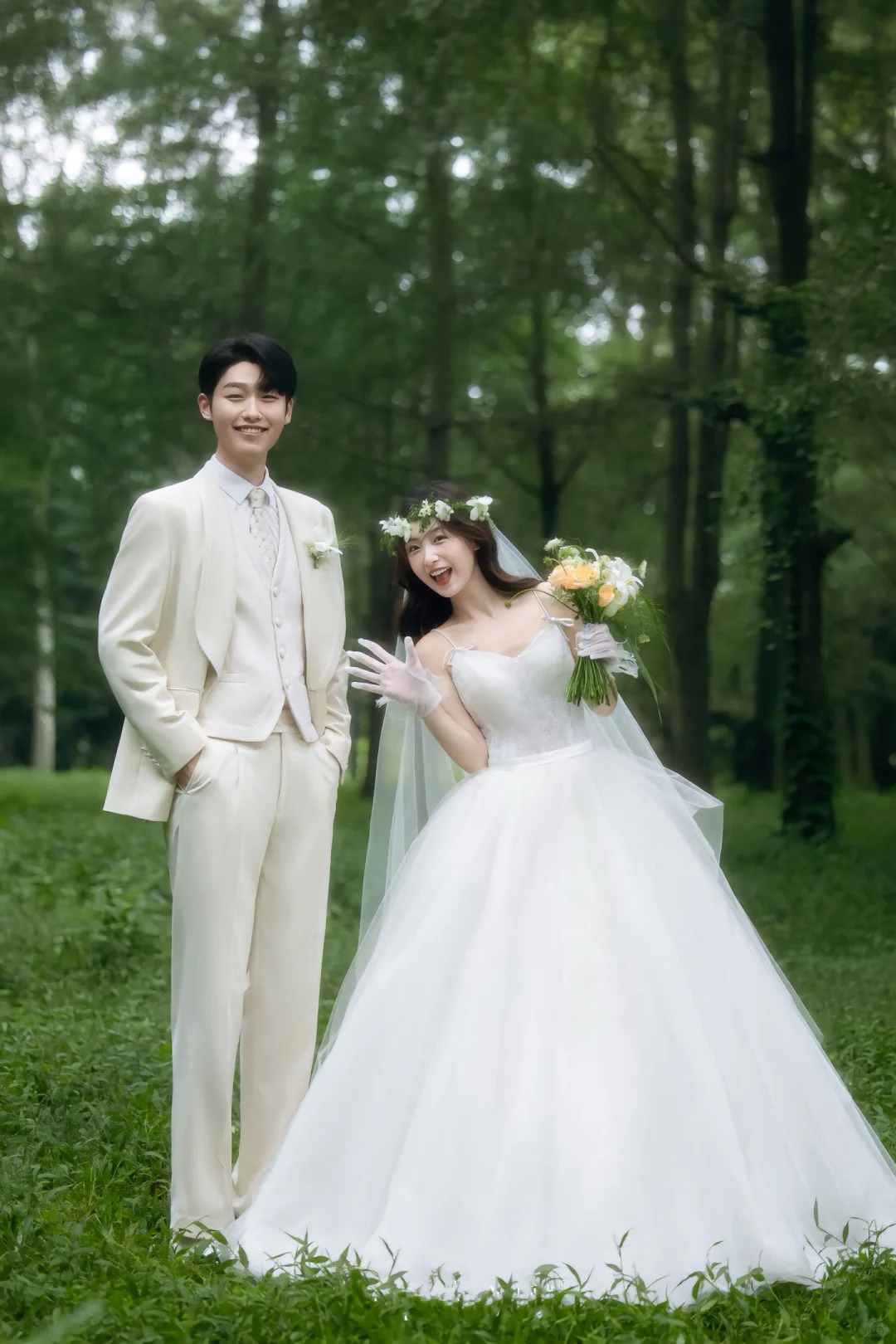 简约风婚纱照