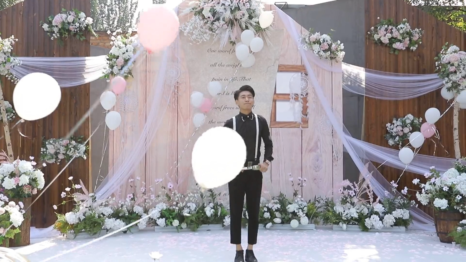 19年的一场户外婚礼