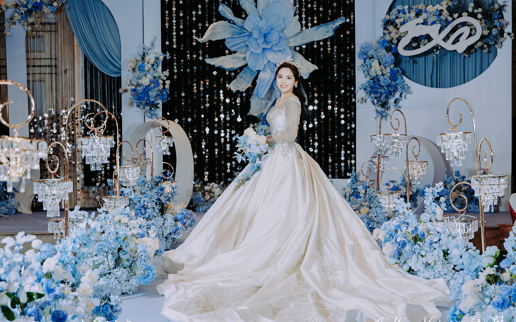 霧霾藍(lán)主題婚禮「幸福國度婚禮」