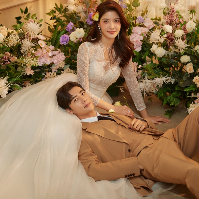 韩式唯美浪漫婚纱摄影  