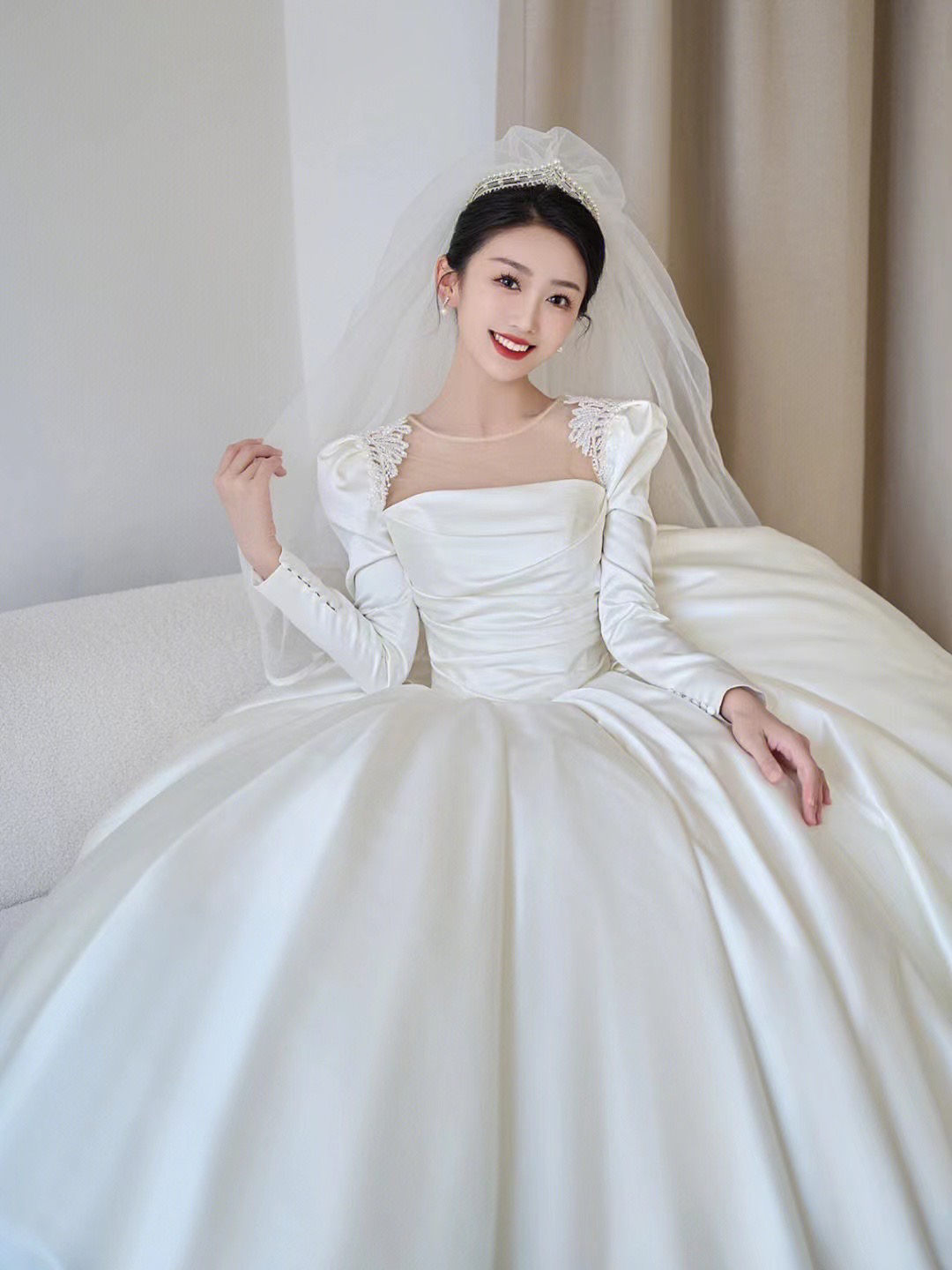 【莫奈-高级缎面】倾色华缎