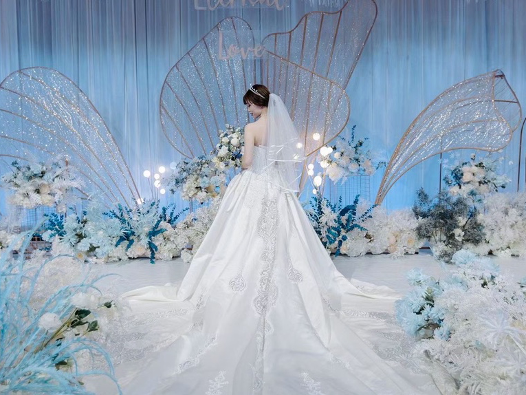 史蒂芬蓝简约高级婚礼\婚礼策划套餐价