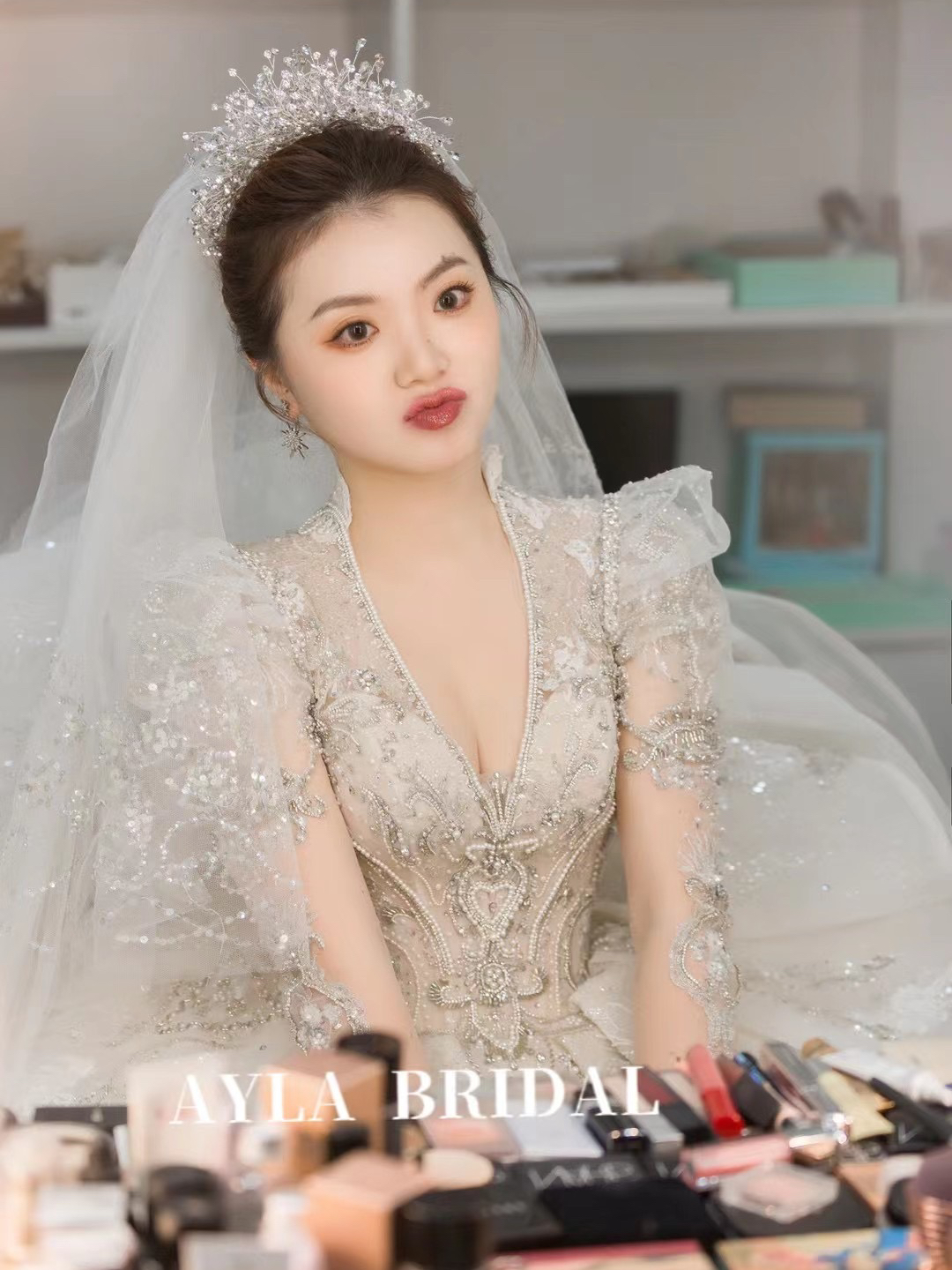 【艾拉新娘】简约高级大气主纱造型