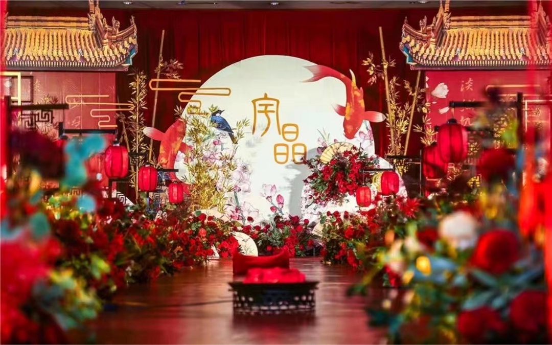 【芊羽婚礼】鱼水相逢古典红中式婚礼