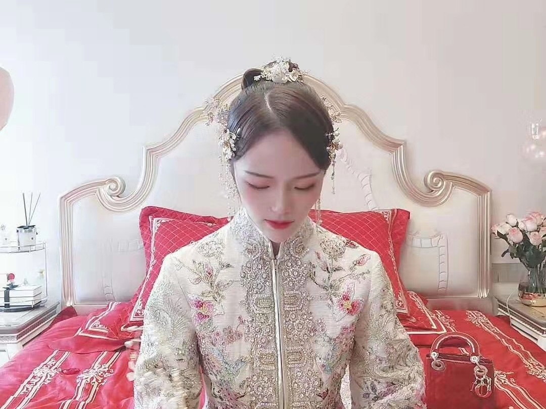 半天新娘浙江杭州萧山余杭临安绍兴等新娘早妆
