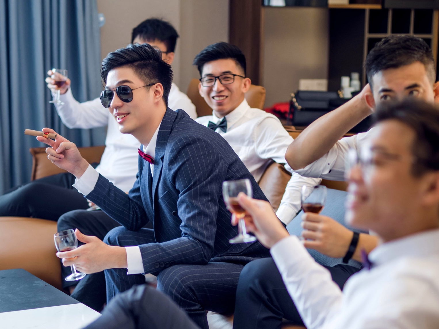 【唯尚造型】婚礼新郎妆+婆婆妆