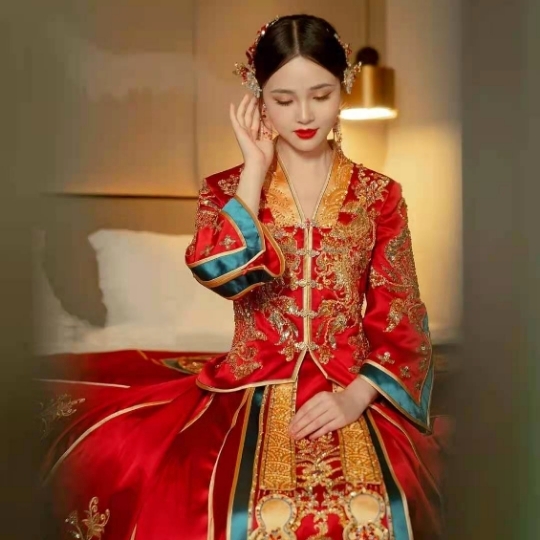 天使嫁衣礼服馆  中式造型