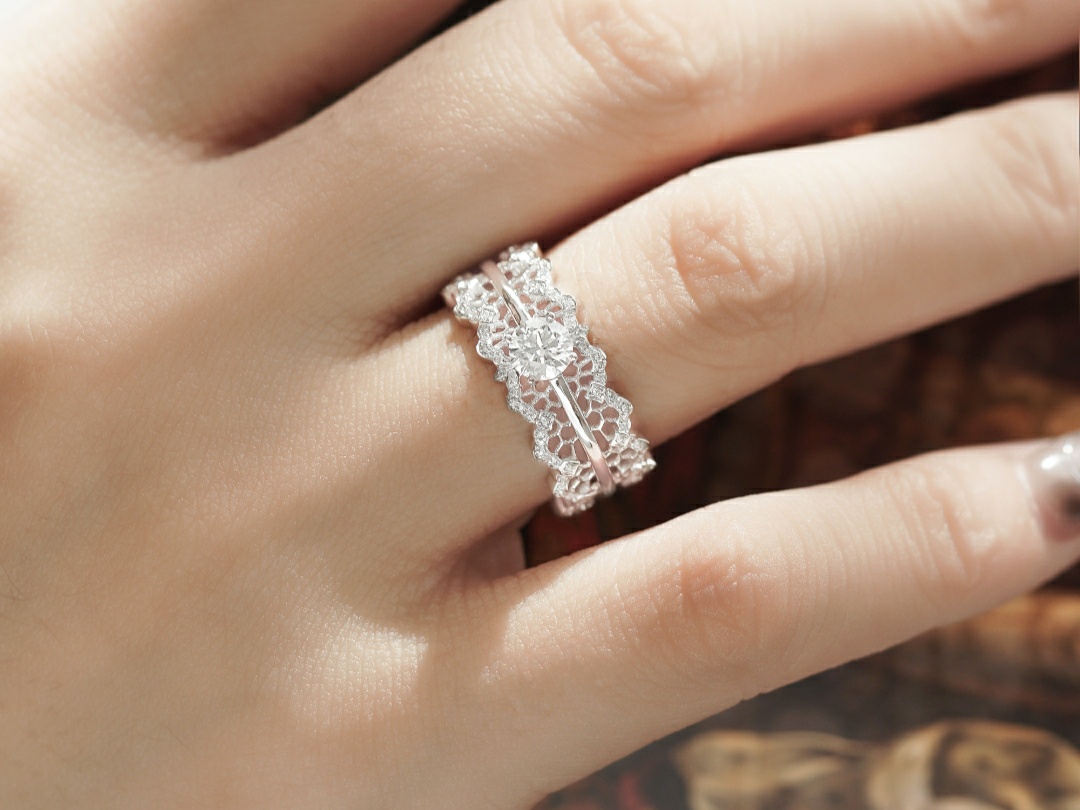 华晖佳宝【情感定格】系列定制GiA钻戒