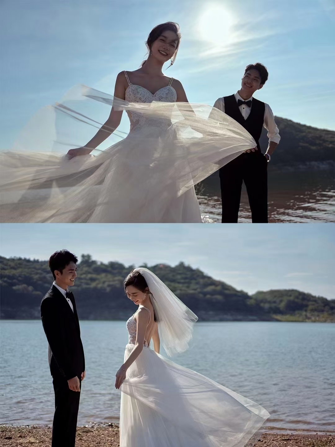 精品婚纱照+私人订制+总监团队+夜景烟花