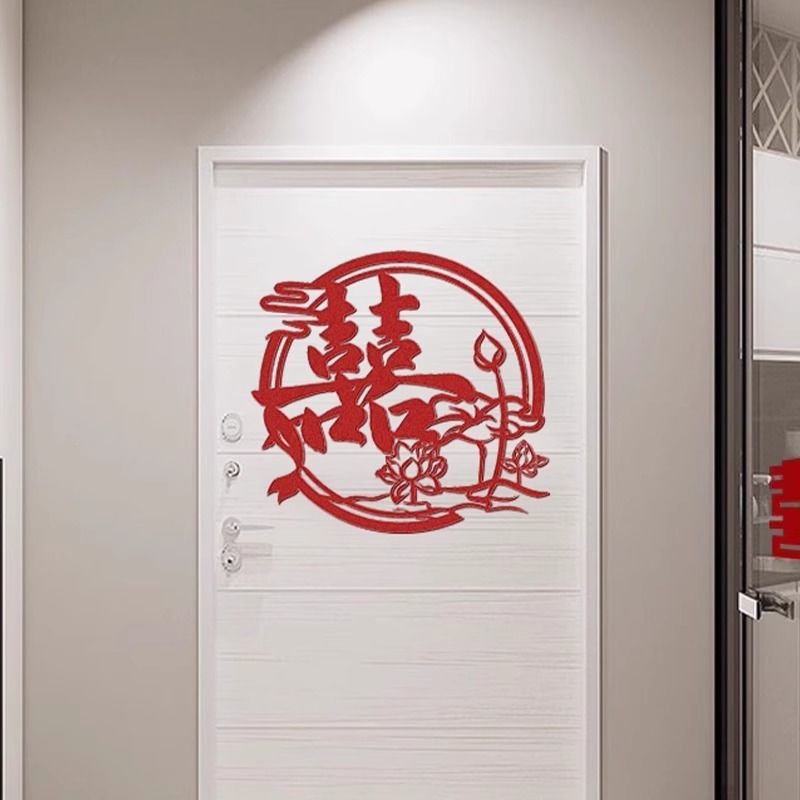 新款结婚布置拉花婚庆背景墙
