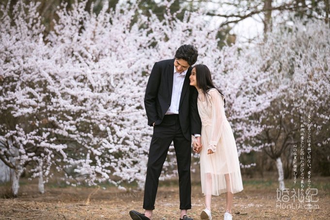 日系婚纱照没有樱花还可以拍桃花嘛