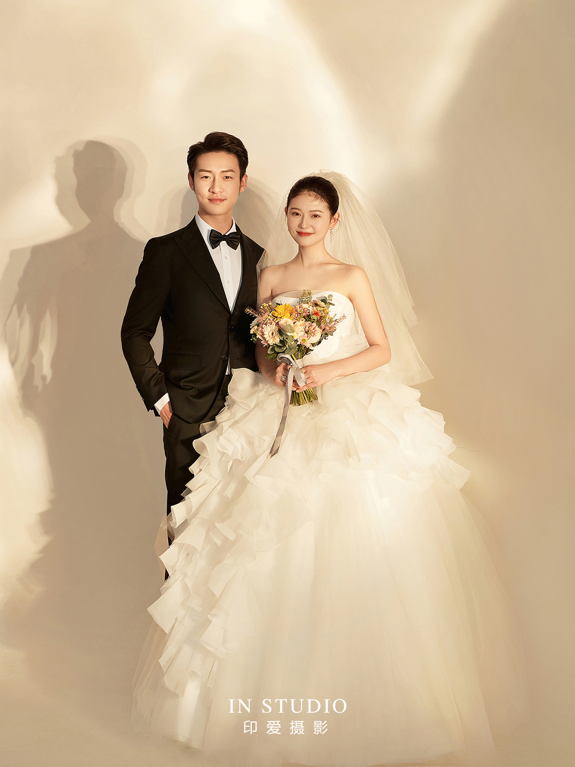 2023爆火的水波纹光影婚纱照