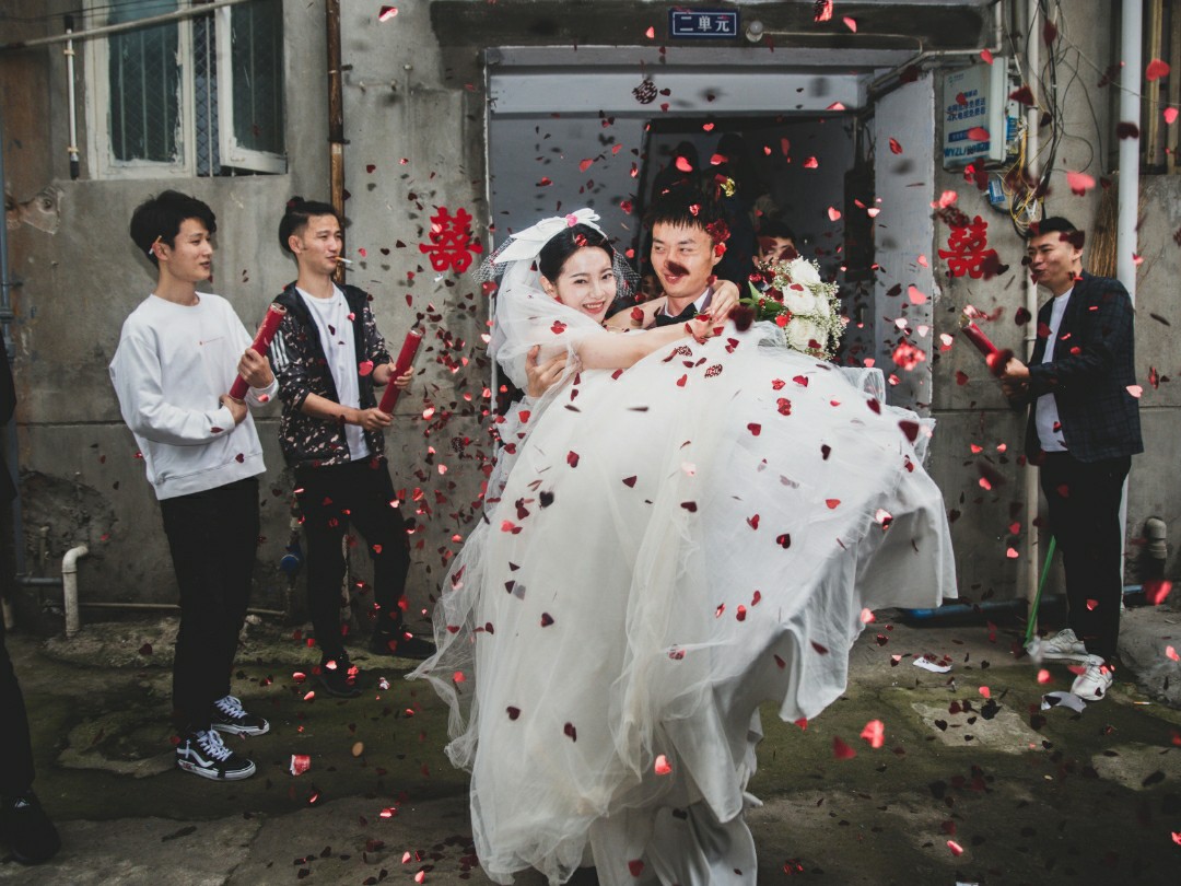 全程跟拍婚礼堂系列+精修50张