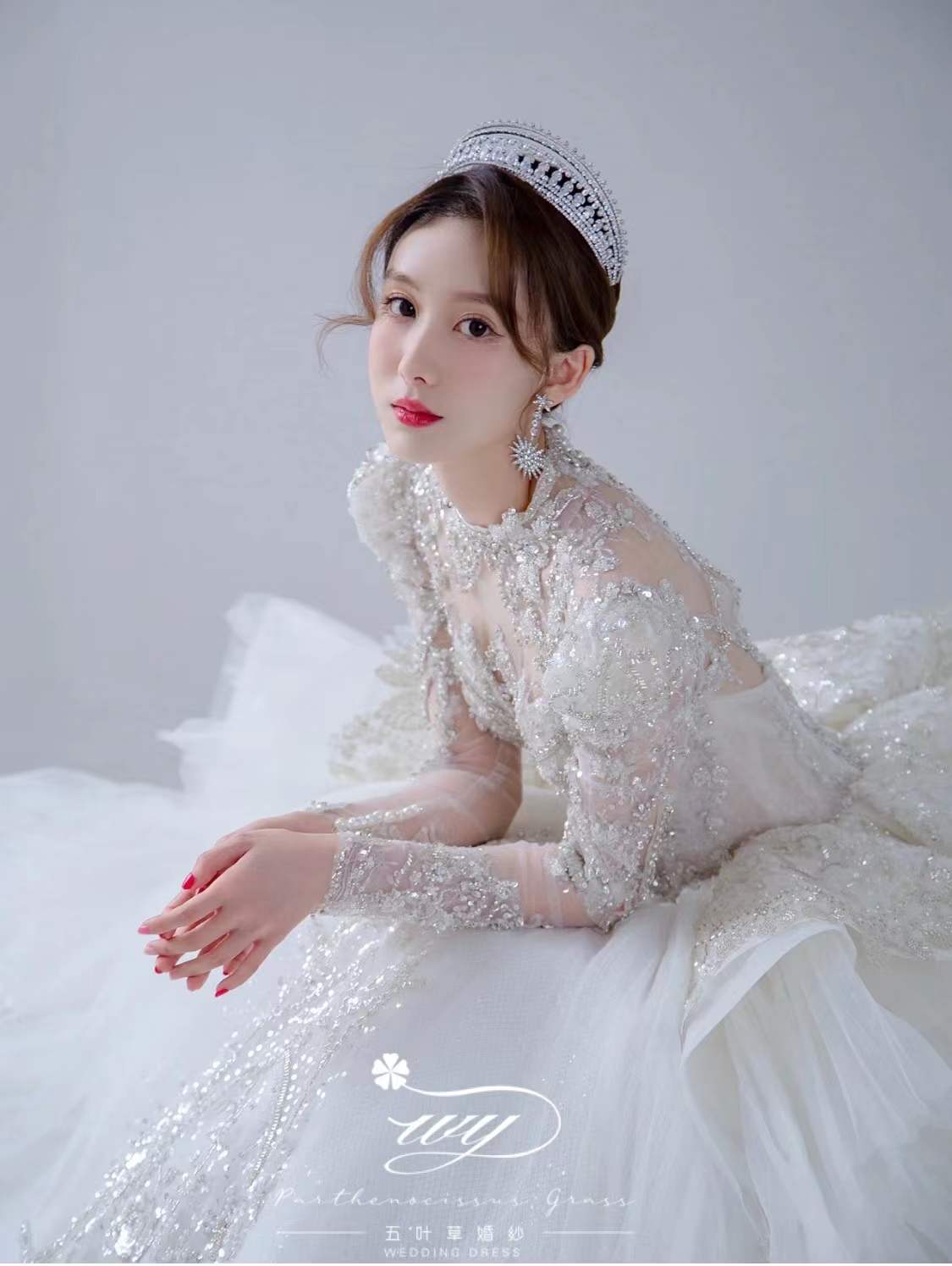 【五叶草】超仙新娘主纱+妆造