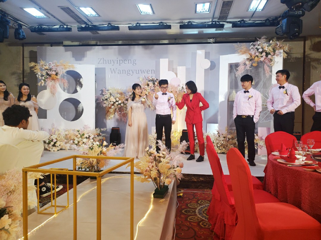 愛尚婚禮香檳色粉色婚禮，皇嘉9樓宴會(huì)廳