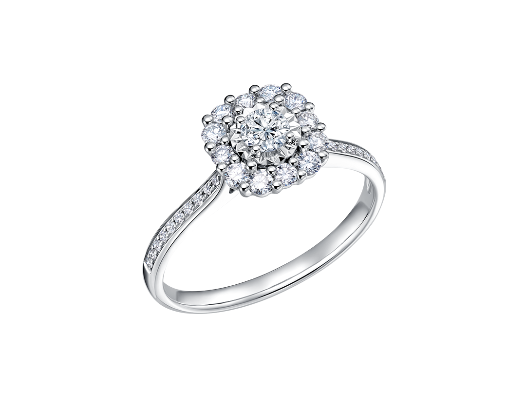 DR爱的悸动钻石戒指求婚钻戒WJ0192