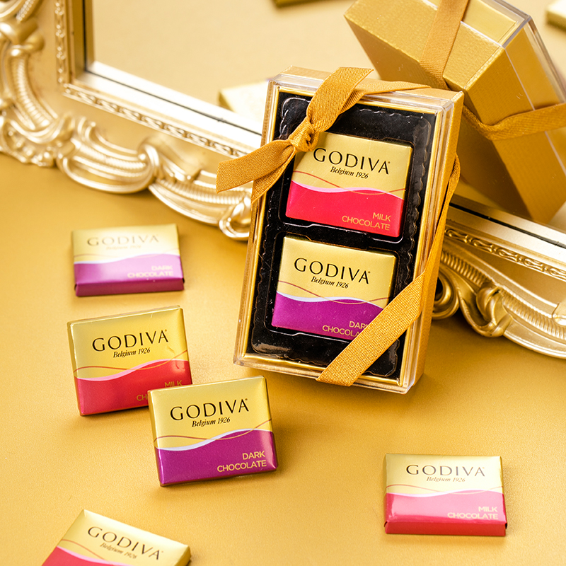 GODIVA/歌帝梵巧克力片装2粒装