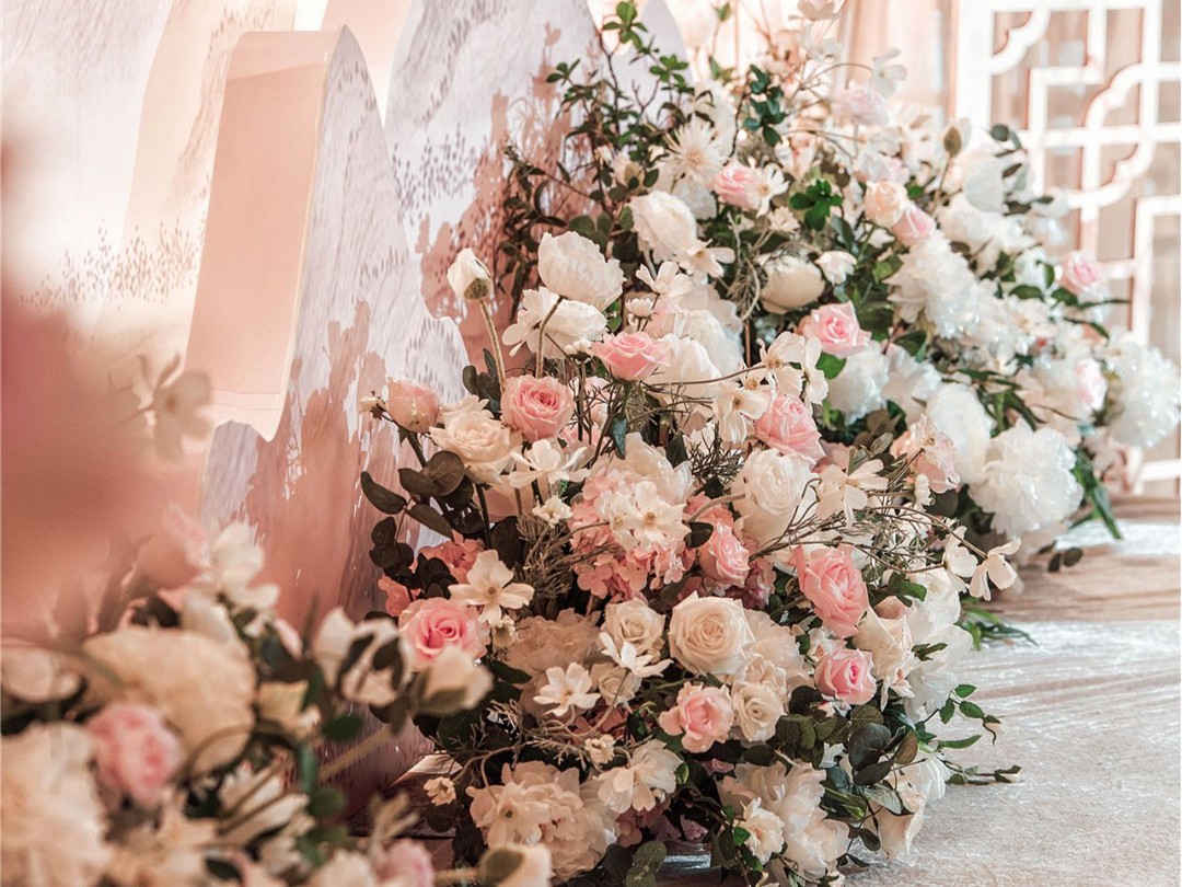 2020运城罗漫婚礼粉色中式婚礼