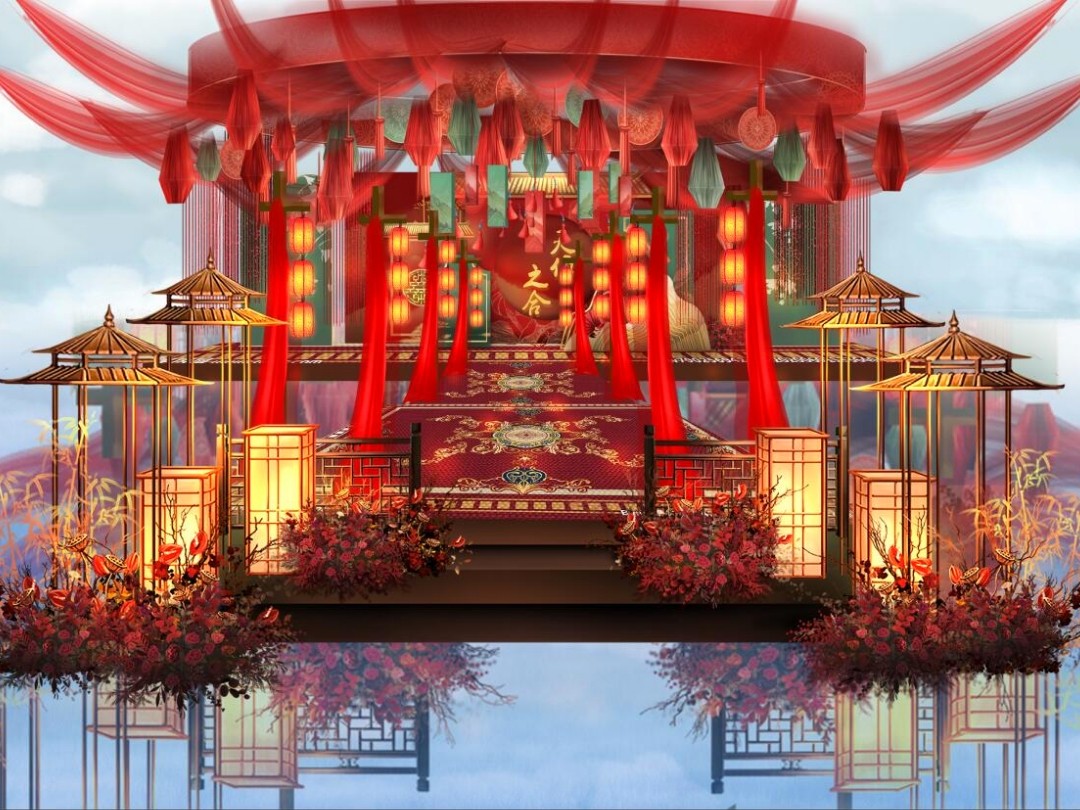 萬元定制戶外婚禮  溫馨 走心婚禮現(xiàn)場(chǎng)布置